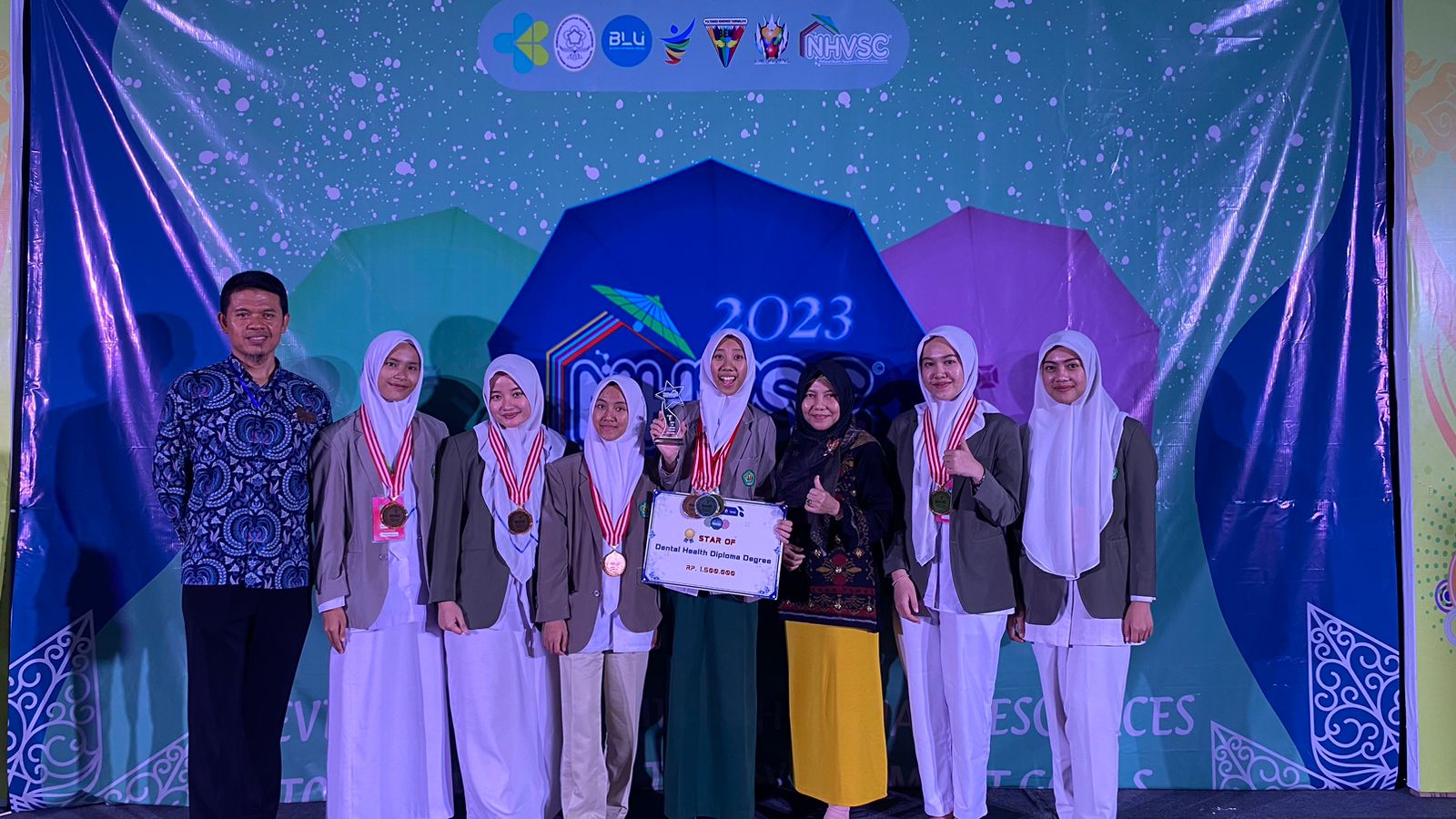 Poltekkes Palembang menjadi Juara di Kompetisi NHVSC Tahun 2023