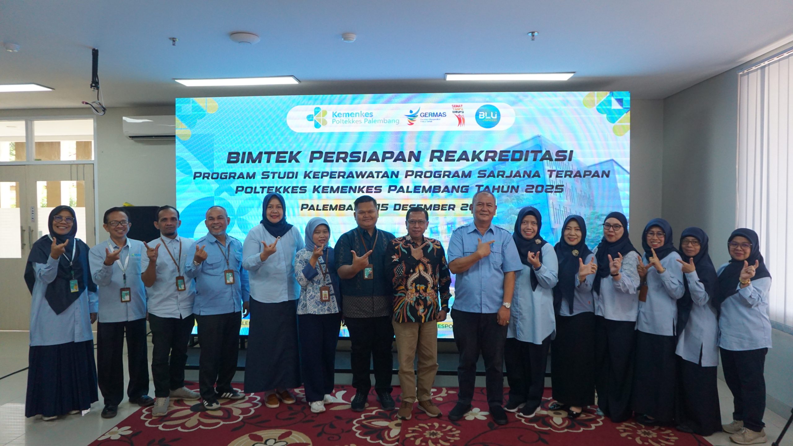 Akselerasi Reakreditasi Menuju Pendidikan Keperawatan Unggul dan Profesional Poltekkes Kemenkes Palembang Gelar Bimtek Persiapan Reakreditasi Program Studi Sarjana Terapan Keperawatan Tahun 2025