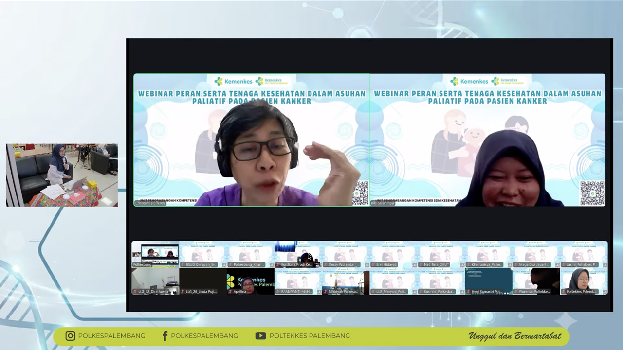 Sesi Diskusi dan Tanya Jawab Webinar Nasional Asuhan Paliatif